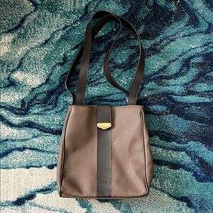 VTG Nine West Brown Tote Bag